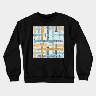 Clarinet Chorus Pattern Crewneck Sweatshirt